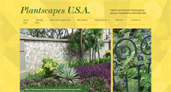 Desktop Screenshot of plantscapesusa.com