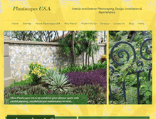 Tablet Screenshot of plantscapesusa.com
